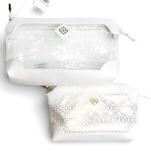 NWT - Kendra Scott Duo Cosmetic Pouches - 2 pk